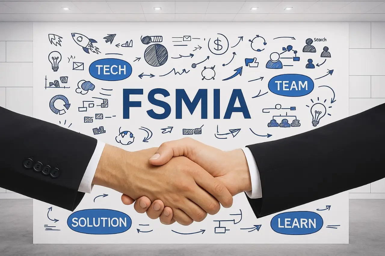 Cartoon illustration of the FSMIA team culture